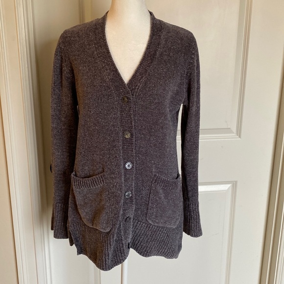 2 piece bundle- Isaac Mizrahi Cardigan Sweaters. Size XS. Grey/Teal. - Picture 5 of 11